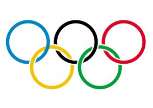 Les anneaux olympiques 